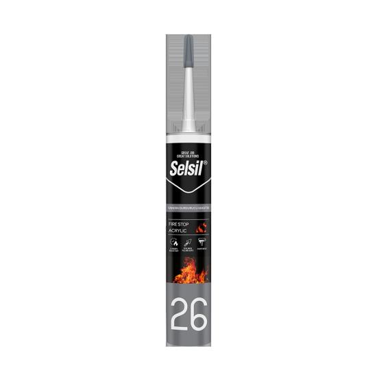 SELSIL YANGIN DURDURUCU AKRİLİK MASTİK 290ML